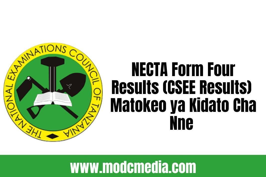 NECTA Form Four Results 2024/2025 (CSEE Results) | Matokeo ya Kidato Cha Nne 2024